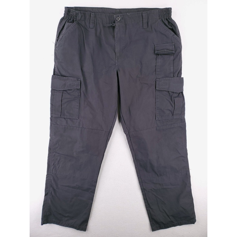 Propper Pants Mens 44x34 Gray Cargo Utility Tactical Work Uniform Ripstop LE
